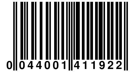 0 044001 411922