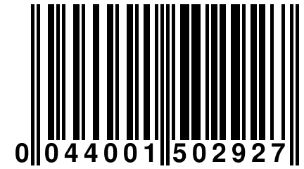 0 044001 502927