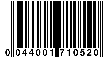 0 044001 710520