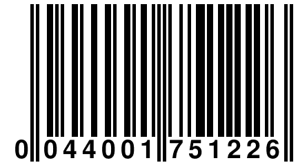 0 044001 751226