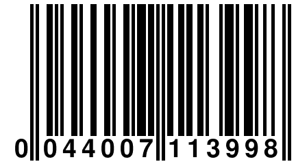 0 044007 113998