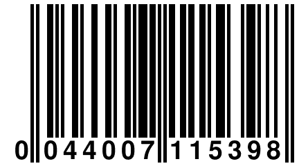 0 044007 115398