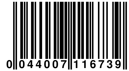 0 044007 116739