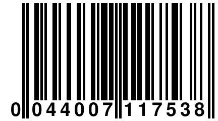 0 044007 117538