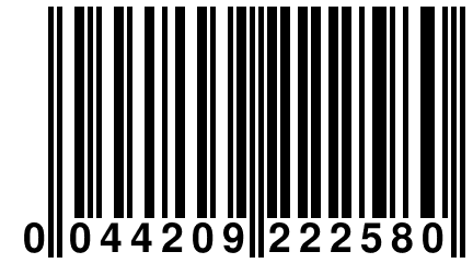 0 044209 222580