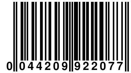 0 044209 922077