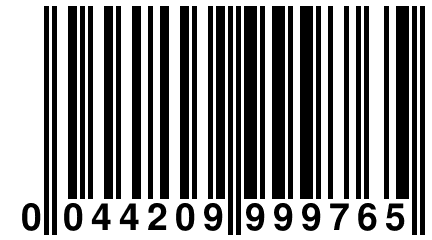 0 044209 999765