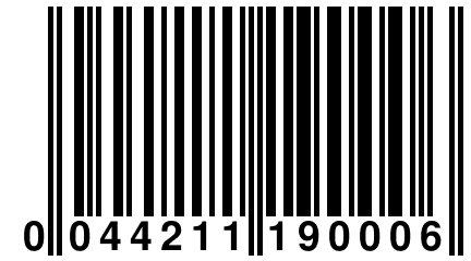 0 044211 190006