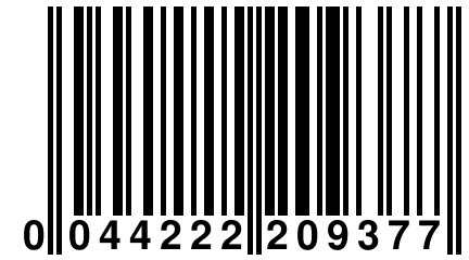 0 044222 209377