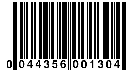 0 044356 001304