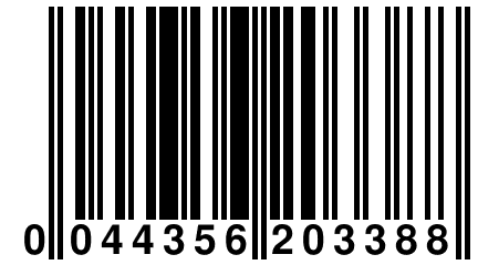 0 044356 203388