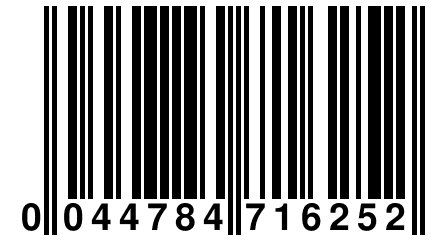 0 044784 716252