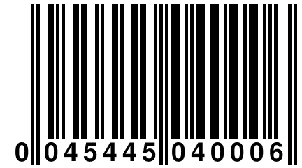 0 045445 040006