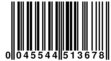 0 045544 513678