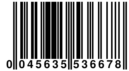 0 045635 536678