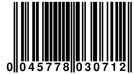 0 045778 030712