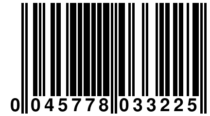 0 045778 033225