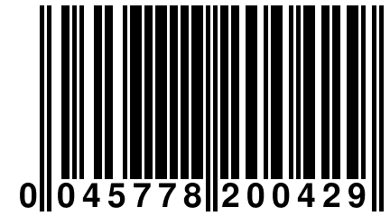 0 045778 200429