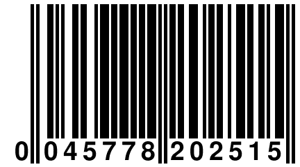 0 045778 202515