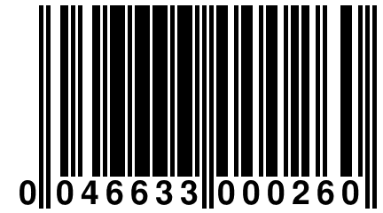 0 046633 000260