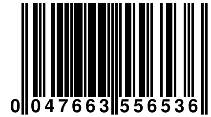 0 047663 556536