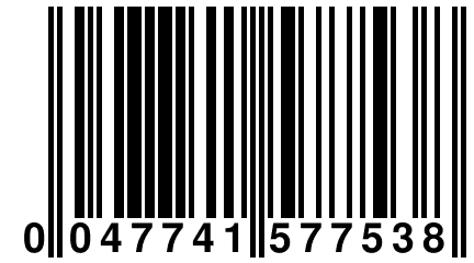 0 047741 577538