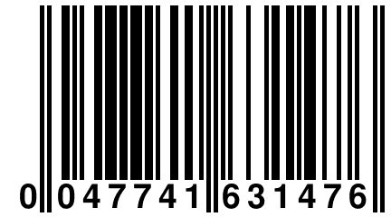 0 047741 631476