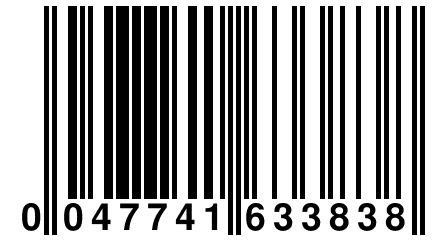 0 047741 633838