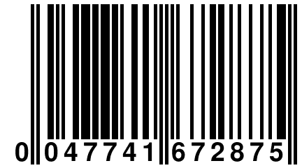 0 047741 672875