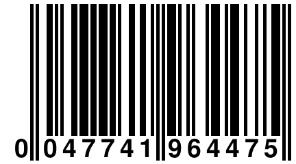 0 047741 964475