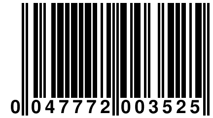 0 047772 003525