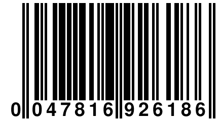 0 047816 926186