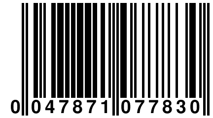 0 047871 077830