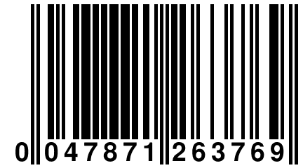 0 047871 263769