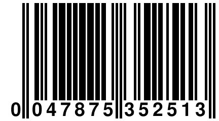 0 047875 352513