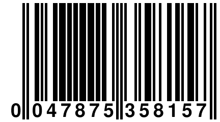 0 047875 358157