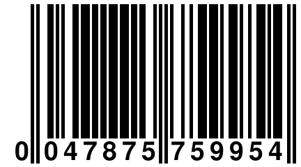 0 047875 759954