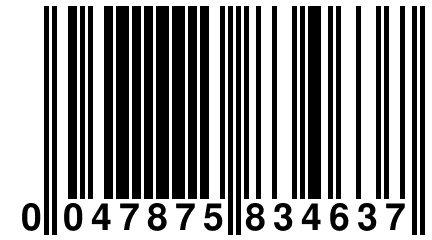 0 047875 834637