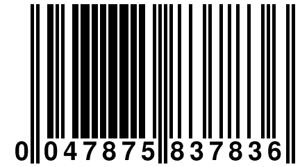 0 047875 837836