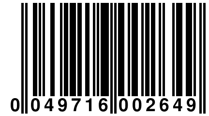 0 049716 002649