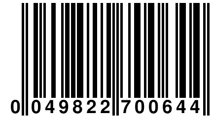 0 049822 700644