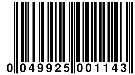 0 049925 001143