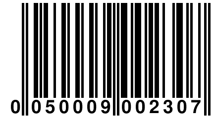 0 050009 002307