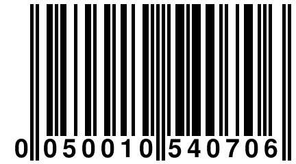 0 050010 540706