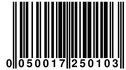 0 050017 250103