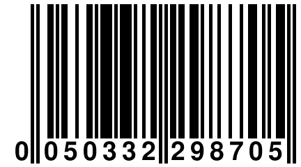 0 050332 298705