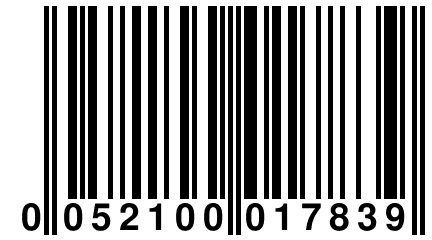 0 052100 017839