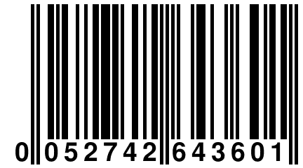 0 052742 643601