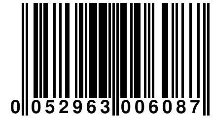 0 052963 006087