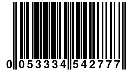 0 053334 542777